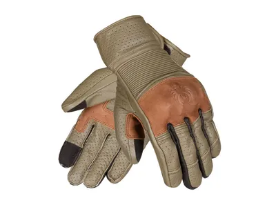 Merlin Imperial D3O Leather Gloves - Olive